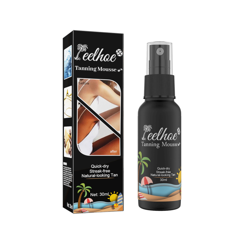 main EELHOE Tanning Mousse, Avoid The Sunshine Daub Namely A Tan Skin Beach Help Black Frost Spray