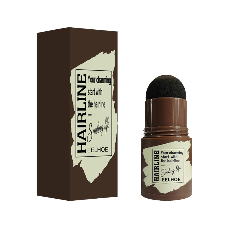 EELHOE Hairline And Eyebrow Marks (Grayish Black) Eyebrow Cakes Can Help Improve Hairline And Eyebrow Marks Naturally And Quickly Apply Makeup To Lazy Eyebrows