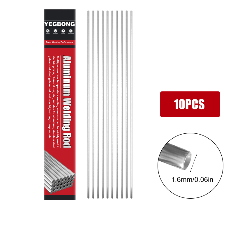 main Yegbong Aluminum Welding Rod, Low Temperature Aluminum Flux-Cored Electrode Welding Gun Repair Stainless Steel Aluminum
