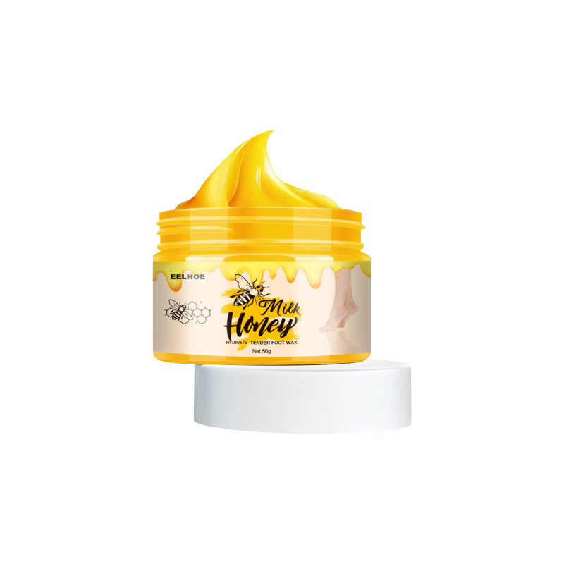 EELHOE Milk Honey Foot Wax - Daily Care For Moisturizing Feet' Skin, Removing Foot Corns' Dead Skin, And Hydrating With Foot Wax