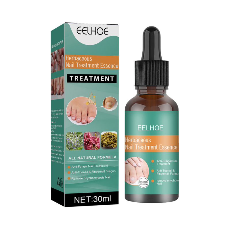 main EELHOE Herbaceous Nail Relief Essence, Hand And Foot Nail Soft Thickening Brightening Nail And Bump Nail Care Solution