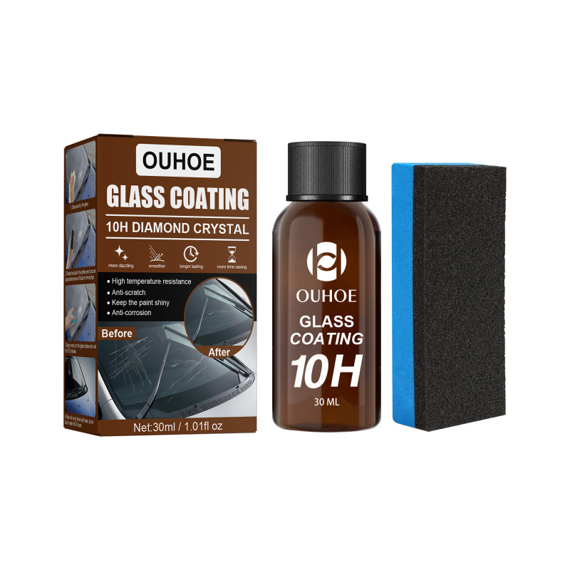 main OUHOE 汽车玻璃镀晶 Automotive Coating Nano Coating Super Hydrophobic Crystal Coating Waterproof And Dust Resistant