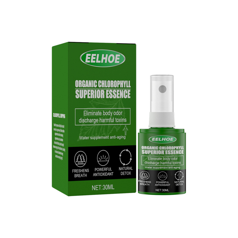 main EELHOE Organic Chlorophyll Superior Essence, Moist Tyra Facial Skin Firming Fade Out Fine Lines Filling Moist Skin