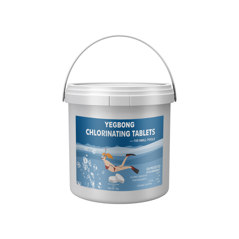 main Yegbong Chlorinated Pool Tablets Improve Water Quality Clarifying Effervescent Tablets Multi-Functional Instant Cleaning To Remove Odors